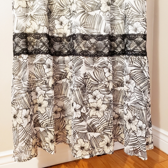 MAX STUDIO | FLOWY CHIFFON FLOWERED MAXI DRESS, 12 - Picture 10 of 13